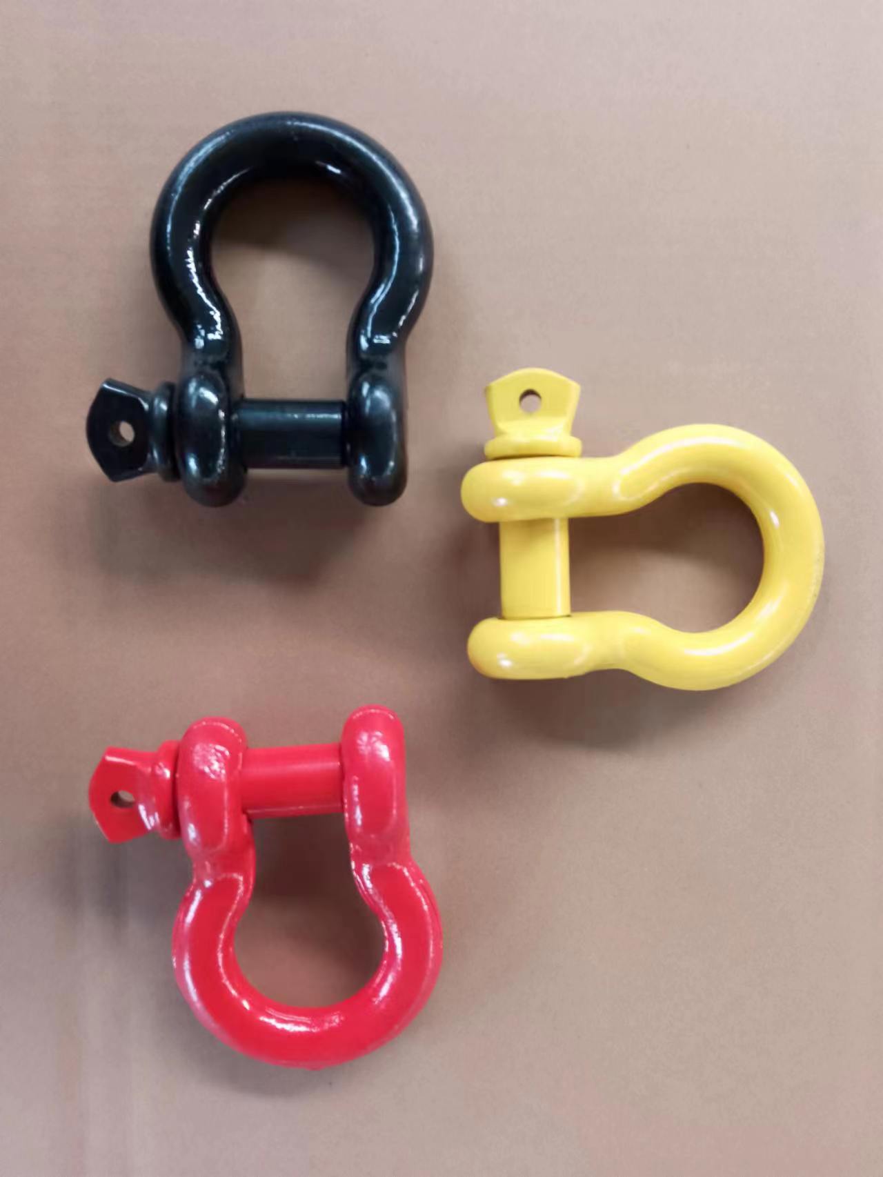 Towing shackles